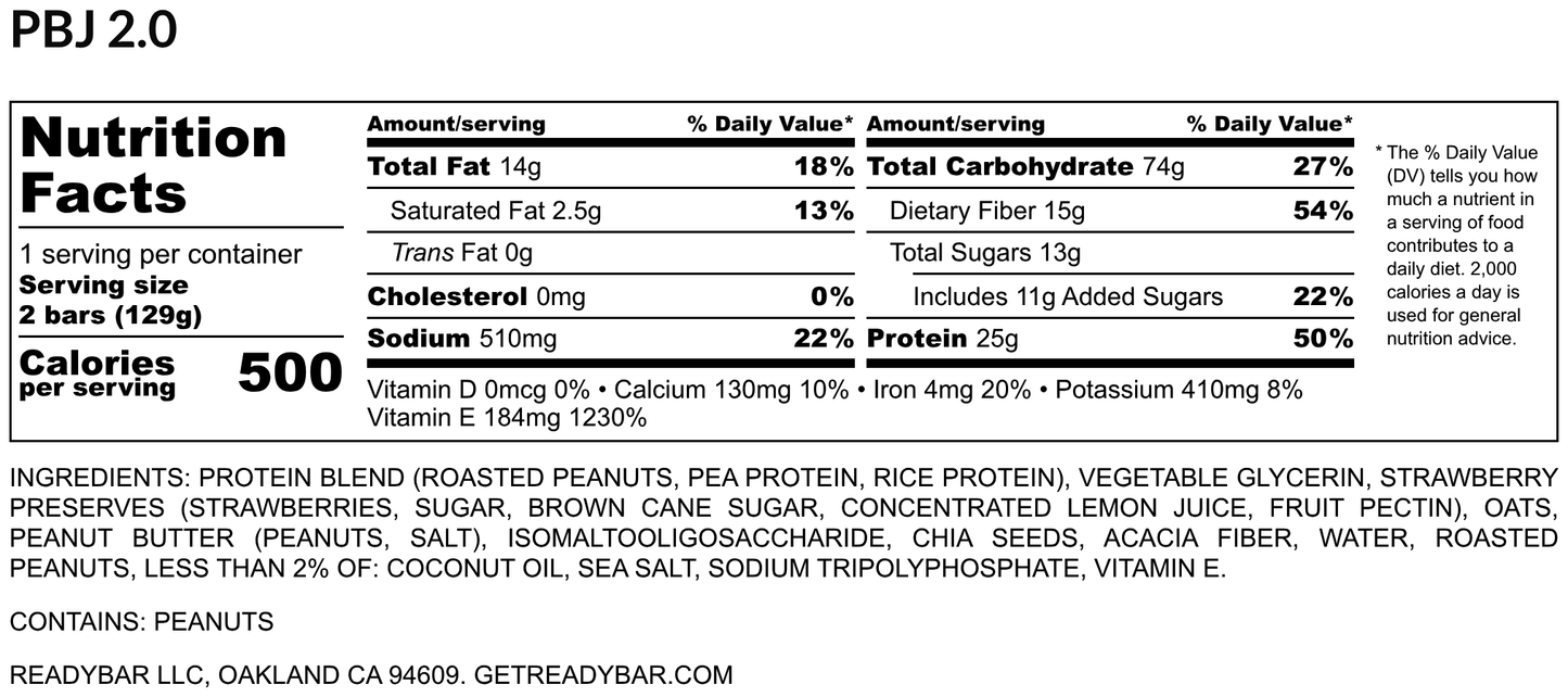 Sea Salt PB&J Bar, 8-ct