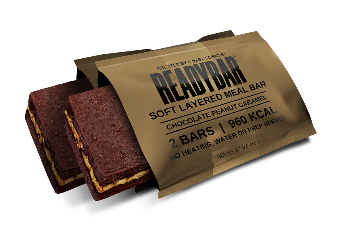 Military 10-Ration Box: Chocolate Peanut Caramel (2 READYBARS per Ration)